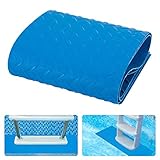 2 Rollen Schutzmatte für Schwimmbecken, 2,5 mm dicke Pool-Stufenmatte mit unebener Oberfläche, rutschfeste Pool-Auskleidung, Schutzkissen für Treppen, Schutz von Vinyl-Pads, b