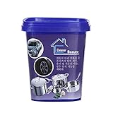 Dreafly Backofen Kochgeschirrreiniger Edelstahl Reinigungspaste Flecken entfernen Mehrzweckreiniger Reinigungspaste für Backöfen, Kochgeschirr, Wasserhähne und F