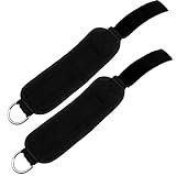 Lioobo 1 Paar verstellbare Gewichtsmanschetten für das Handgelenk, Gewichtheben, für die Beine, für Damen und Herren, Fitnessstudio, Training, Fitness, Übung, Schwarz, CF5069O13BAPCY3UXU322K82 S