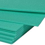 80 m² Trittschalldämmung Dämmung 3mm - XPS Green Boden für Laminat Park