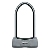 ABUS Bügelschloss 770A SmartX - Smartes Fahrradschloss mit Bluetooth und Alarm (100dB) - iOS & Android - ABUS-Sicherheitslevel 15 - Schwarz - 300 mm Bügelhö