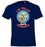 TRVPPY Kinder T-Shirt Modell Los Pollos Hermanos - Navyblau Gr. 96/104 (4 Jahre)