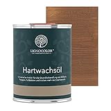 Lignocolor Hartwachsöl (1 L, Eiche dunkel) Holzöl für den Innenb
