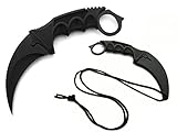 CSGO Skin Karambit Black Real Life CS Counter Strike Knife Tiger Claw Tactical Messer Sk