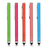 AUZOSL Eingabestift 5 Stück Touchstift Stylus Pen Touchscreen Stift Kompatibel mit iPad/ iPad Pro/ iPad Air/ iPad Mini, iPhone, Huawei, Google Smartphone und Tab