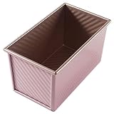 Baking mold Mini-Backform Toastform aus Kohlenstoffstahl Spezial für Backofen 8-Zoll-Rechteck Antihaft-Backwerkzeug mit Deckel Spezial für Toastb