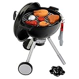 Theo Klein 9466 Weber Kugelgrill One Touch Premium I Kinder-Grill mit Licht, Sound und zahlreichem Zubehör I Maße: 40 cm x 32 cm x 53 cm I Spielzeug für Kinder ab 3 J