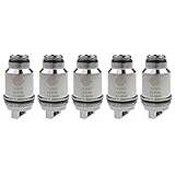 Riccardo Tornado 150 SS316L Coils (0.25 Ohm), iJoy Verdampferköpfe für e-Zigarette, 1er Pack (1 x 5 Stück)