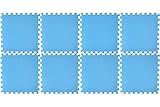 Perfect Pool Poolmatte Pool Bodenschutzmatte Fitnessmatte BLAU 8er Pack, M-572-20200020