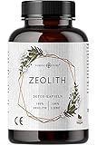 Zeolith-Kapseln von Nordic Pure | 220 Kapseln aus Zeolith mit 95% Klinoptilolith | Premium Q