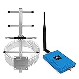 ANNTLENT Mobilfunk Verstärker GSM 3G 900MHz Bande8 Handy Signalverstärker 3G Daten GSM Verstärker Alle Netze T-Mobile,Vodafone,E-Plus GSM Repeater Ländliches H