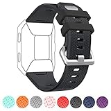 DD Band Kompatibel mit Fitbit Ionic Armband, Weiche Silikon Einstellbare Uhrband für Fitbit Ionic Ersatzarmb