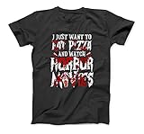 Funny Horror Movie Fan Pizza Lover Halloween Costume T-Shirt Sweatshirt Hoodie Tank Top for Men W