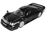 Mercedes-Benz CLK GTR Street Version Matt Schwarz Coupe 1/18 Maisto Modell Auto mit individiuellem Wunschk