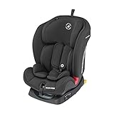 Maxi-Cosi Titan, Mitwachsender Kindersitz mit ISOFIX und Ruheposition, Gruppe 1/2/3 Autositz (9-36 kg), Nutzbar ab ca. 9 Monate bis ca. 12 Jahre, Basic Black (schwarz)