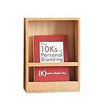 DAQUANTOU Bücherregale, File Rack, Zeitungsständer, Wandmontierter Massivholz-Regal Bücherregal Kreative Display-Frame-Nite-Speicher-Speicher-Rack 27 * 10 * 37Cm Magazin-Rack, Primärfarbe/Primärfarb