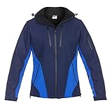 BWOLF Arbeitsjacke Softshell Herren Arbeitsjacke Softshell Damen Winter Softshelljacke Herren / Damen Blau/Schwarz Softshell Arbeitsjacke (Blau2, M)