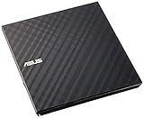 Asus SDRW-08D2S-U Lite externer Slim DVD Brenner (8x DVD±R, 6x DVD±R DL, 5x DVD-RAM, USB 2.0) inkl. Cyberlink Power2Go, Hochglanz Schw