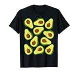 Avocado Addict Pattern Holy Guacamole Lover Vegan Vegetarisch T-S