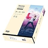 inapa farbiges Druckerpapier, buntes Papier tecno Colors: 80 g/m², A4, 500 Blatt,