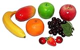 rukauf Deko Früchte Mix künstlich 9 Stück Fruits S