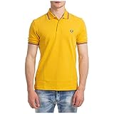 Fred Perry Poloshirt für Herren, gelb, Modell FP-M3600-38, gelb, S