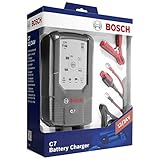 Bosch C7 - intelligentes und automatisches Batterieladegerät - 12V-24V / 7A - für Blei-Säure, GEL, Start/Stopp EFB, Start/Stopp AGM-Batterie für Motorräder, Pkw, Kleintransp