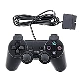 Sraeriot Ps2 Wired Controller Playstation 2 Remote Game Controller Wired Controller Kompatibel mit Ps2 Playstation 2 Schw