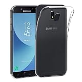 NEW'C Hülle für Samsung Galaxy J5 (2017), [Ultra transparent Silikon Gel TPU Soft] Cover Case Schutzhülle Kratzfeste mit Schock Absorption und Anti Scratch kompatibel Samsung Galaxy J5 (2017)