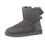 UGG Damen Mini Bailey Bow Ii Schlupfstiefel, Grau (Grey), 39 EU (6 UK)