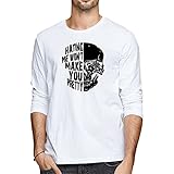 T-Shirt Herren Sport Leicht Atmungsaktiv Stretch Komfort Grafikdruck Mode Herren Sportshirt Rundhalsausschnitt Langarm Modern Streetwear Herren Sweatshirt K-T10 M