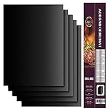 XZYP Best BBQ Grill Mat - Heavy Duty 600 Grad Non-Stick Mats (Set Von 3-5), Wiederverwendbare Und Leicht Zu Reinigen, Heavy-Duty, Grillen & Backen Matten Für Gas,5p