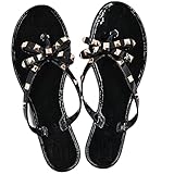 Damenschuhe Sandalen Bowknot Sandalen Sommer Strand Frau Flip Flops Rutschen Sandalen Slip On Flach Mit Frau Hausschuhe-Schwarz_8