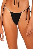 Ow Collection Damen Ocean Bikini Bottoms, Schwarz, M