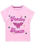 DC Comics Mädchen Wonder Woman T-Shirt Rosa 104