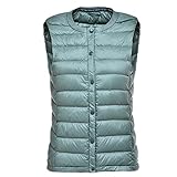 NP SCHINTEON Damen Weiße Ente Daunenweste Ente Down Casual Gilet Herb