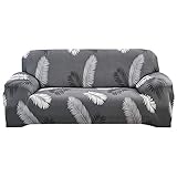 Papasgix Sofabezug, elastisch, für 1 / 2 / 3 / 4 Sitzer, 1 Stück, elastisch, waschbar, abnehmbar, mit rutschfestem Aufdruck