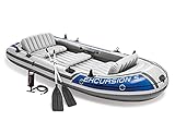 Intex Excursion 5 Set Schlauchboot - 366 x 168 x 43 cm - 4-teilig - Grau / B