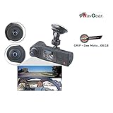 NavGear 360 Grad Kamera Auto: Full-HD-Dashcam mit 2 Kameras für 360°-Panorama-Sicht, G-Sensor (360 Grad Dashcam Parküberwachung)