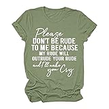 hainJS T-Shirt Damen Shirt Oberteile Sexy Oberteil für Damen Tops Sommer Einfarbig Ärmellos Rundhals mit Sp