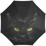 Automatik Regenschirm Stockschirm Essentials cat mit wunderschö