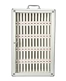 Mit Griff Handy-aufbewahrungsschrank,60-Slot- Aluminiumlegierung Handy-Speicher-Schließfach-Schrank, Handy- Aufbewahrungsbehälter For Klassenzimmer, Wand- Mit Griff Und Sicherheitsschloss (Silber)