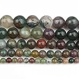 IAGONGC Naturstein 2/3/4/6/8/10 / 12mm fctory Preis naturstein Glatte indische Agate runde lose perlen 15'Strand DIY Make Armband (Item Diameter : 12mm 30pcs)