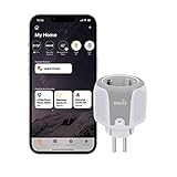 Onvis Smart Steckdose HomeKit Intelligente Plug, 2,4 GHz WLAN Intelligente Steckdose mit Siri Alexa Google Assistant, Home Smart Steckdose mit Timer, Stromverbrauch messen, kein Hub