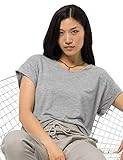 Jack Wolfskin Damen Coral Coast T W T-Shirt, Light Grey, XS
