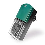 Zeitschaltuhr Aussenbereich digital 1 Stück – Outdoor Zeitschaltuhr mit vielen Programmen, Zufalls- und Countdown-Funktion schenkt Zeit und spart Strom – Komfort in Haus und Garten an 7 Wochentag