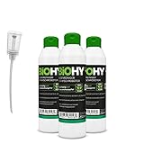 BiOHY Bodenreiniger für Wischroboter (3x250ml Flasche) + Dosierer | Konzentrat für alle Wisch & Saugroboter mit Nass-Funktion | nachhaltig & ökolog