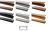 1m Kabelkanal 25,4x11mm (Außenmaß) versch. Farben selbstklebend, Farbe:Hellbraun M