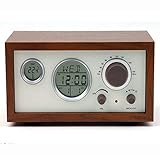 linqingshiduodeshangmaoyouxiangongsi ist Präfekt für Streaming/Podcasting/Gaming Retro-Design-Holzkompakter-Digital FM Radio mit LED Zeittemperaturanzeige Weck