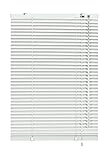 GARDINIA 7748 Alu-Jalousie, Sicht-, Licht- und Blendschutz, Wand- und Deckenmontage, Alle Montage-Teile inklusive, Aluminium-Jalousie, Weiß, 80 x 130 cm (BxH)